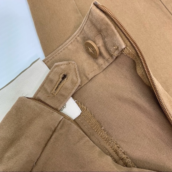 Gap Khakis Pants Size 4 Super Skinny Flat Front Zipper Leg Brown Stretch NWT - Picture 4 of 11